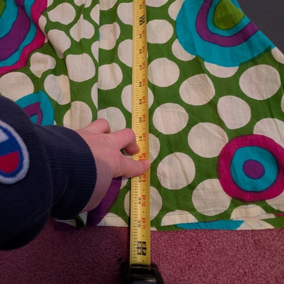 Vintage Retro '70s Psychedelic Hippie Dress - Picture 4 of 6